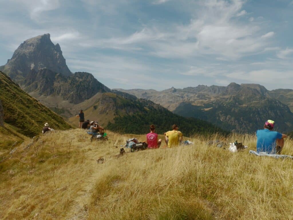 Martin Surman accompagnateur en montagne — moment de détente
