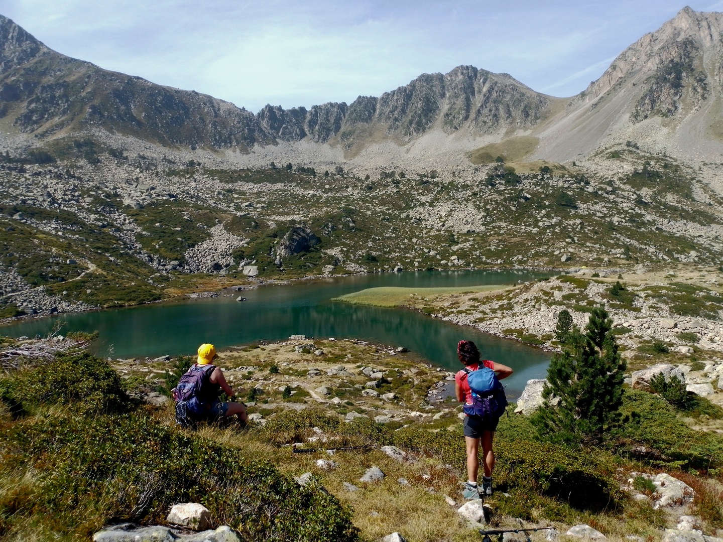 Randonnée en famille autour du lac de Néouvielle — niveau initiation